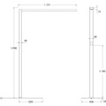 Brumberg, LED-Stehlampe Bevon Mikroprisma direkt/indirekt