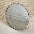 AYTM-Circum Mirror Small Ø70 cm, Clear/Black