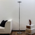 Lampenwelt.com, Chromglänzender LED-Deckenfluter Malea