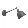 By Rydéns Bazar Mini Wandlampe mit Stecker grau