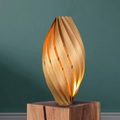 GOFURNIT, Tischlampe Ardere, Kirschbaum, Höhe 60 cm