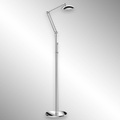 LED-Stehleuchte Curl chrom