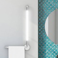 LED-Bad-Wandleuchte Tubus, Ausrichtung links