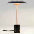 LED-Tischleuchte Hoshi mit Dimmer, schwarz-kupfer