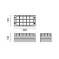 LED-Außenwandleuchte Bliz LED Guard, 3.000K, grau
