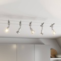 Lampenwelt.com, Seilsystem Rope mit LED-Strahlern, fünfflammig
