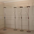LED-Deckenfluter Mother & Child, messing antik