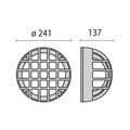 PERFORMANCE LIGHTING, Außenwandleuchte Eko+21/G, E27, metallic anthrazit
