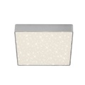 LED-Deckenlampe Flame Star, 21,2 x 21,2 cm silber
