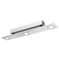 Pano - dreiflammige LED-Deckenleuchte in Metallic