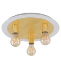 Eglo, LED-Deckenleuchte Passano 3fl. gold