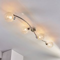 Wellenförmige G9-Deckenlampe Ticino mit LED