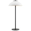 Tischleuchte Vali, Höhe 50 cm, schwarz/weiß