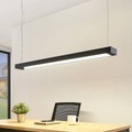 Arcchio Cuna LED-Pendellampe, schwarz, 122 cm