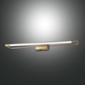 Fabas Luce, LED-Wandleuchte Rapallo, messing, IP44, 60 cm