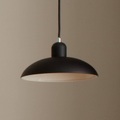 Kaiser Idell Pendelleuchte / Ø 28,5 cm - Neuauflage des Originals von 1930 - Fritz Hansen schwarz en metall