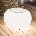 Moree, Bubble Outdoor Tisch E27 + Glasplatte
