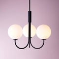 Herstal, Herstal-Ballon Chandelier, Black