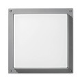 Wandlampe Bliz Square 40 3.000K grau dimmbar
