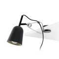 Klemmleuchte Studio, schwarz/creme