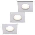 Nordlux 47600101 Clarkson LED-Einbauleuchte 3er Set 14.4 W Warm-Weiß EEK: LED (A++ - E) Weiß