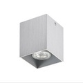 ELC Efey Deckenlampe, GU10, eckig, silber