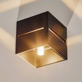 SOLLUX, Deckenleuchte Top, schwarzer Korpus