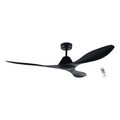 Deckenventilator Nevis, schwarz matt