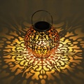 Solarleuchte Metall silberfarben 1xLED