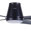 Deckenventilator Aria mit LED-Beleuchtung, schwarz