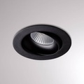 LOUM Kalio LED-Einbaulampe rund 2700K 24° schwarz