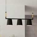 Eglo - Hängeleuchte Hl/3 E27 Schwarz 'Lacey