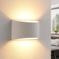 LED-Wandleuchte Heiko aus Gips