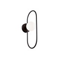 Homemania - Wandleuchte schwarz fancy - 1 x G9, Max 25W