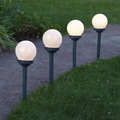 Star Trading - Solarleuchte GLOBUS - Kunststoff - schwarz - 10/10/27 cm