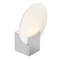 LED-Wandleuchte Hester, IP44, chrom