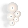 Luceplan Bulbullia LED-Wandleuchte fünfflammig