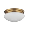 Berliner Messinglamp, Klassische Deckenleuchte Harry, Ø 30 cm