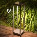 Solar-LED-Sockelleuchte Saura mit Bewegungsmelder