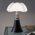 Pipistrello Medium LED Tischleuchte / H 50 cm bis 62 cm - Martinelli Luce braun en metall/plastikmaterial