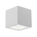 Lindby Quaso LED-Wandleuchte aus weißem Gips