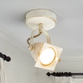 Weißer LED-Spot Janek mit GU10-Lampe