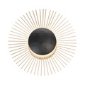 LED-Wandleuchte Varras indirekt Ø30cm schwarz/gold