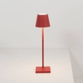 Zafferano Poldina micro Akkulampe IP65 rot