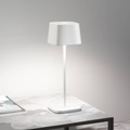 Zafferano Ofelia Akku-Tischlampe IP65 weiß