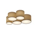 Lindby Laurenz Deckenlampe, 5-fl. 83 cm grau
