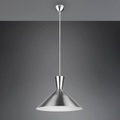 Reality Leuchten, Hängeleuchte Enzo, einflammig, Ø 35 cm, nickel