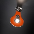Designer-Deckenleuchte Flat 32cm orange