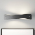 LUCANDE, Lucande Lian LED-Wandleuchte, schwarz, alu