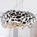 LED-Hängeleuchte Narisa 47 cm glänzend chrom